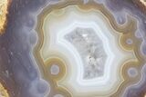 Polished Purple & Yellow Banded Agate - Kerrouchen, Morocco #372664-1